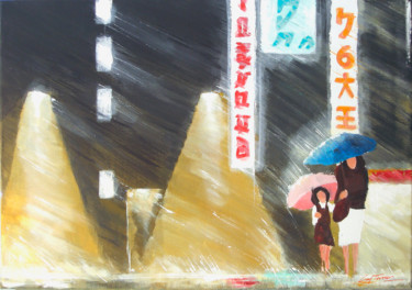 Tokyo, la petite fille au parapluie